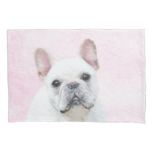 Pintura de Bulldog Francês (Cream/Branco) - Arte