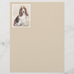 Pintura de Cachorro Basset - Arte de Cachorro Orig