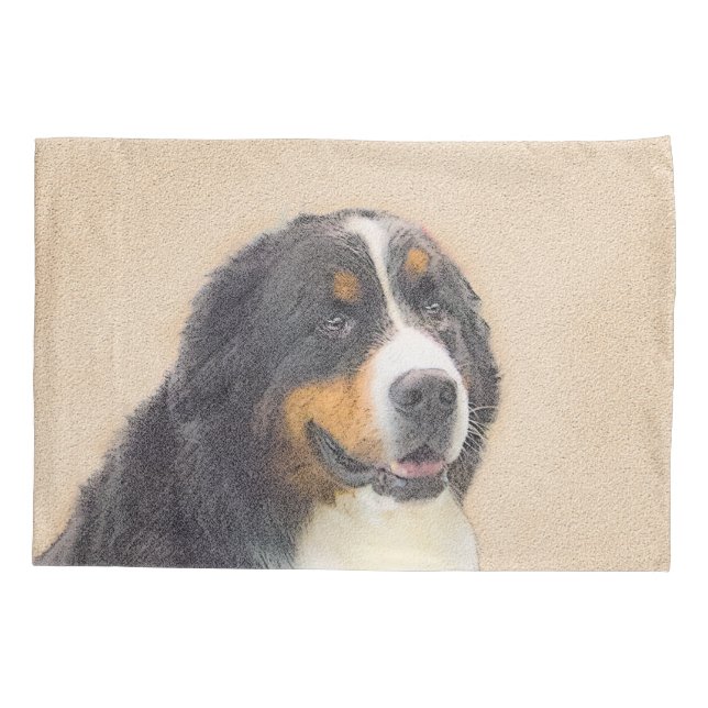 Pintura de Cachorro de Montanha Bernese - Arte Ori (Verso)
