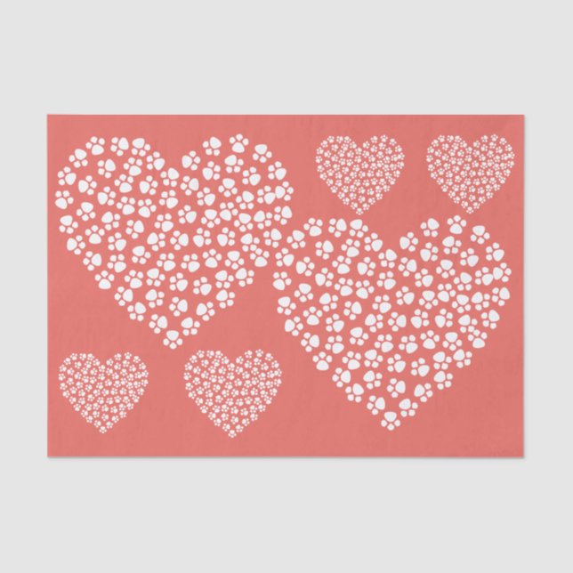 Pintura De Cães Em Branco Sobre Papel Tecido Verme (Frente )