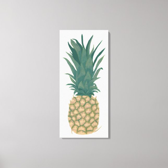 Pintura de Canvas de abacaxi com anel (Frente)