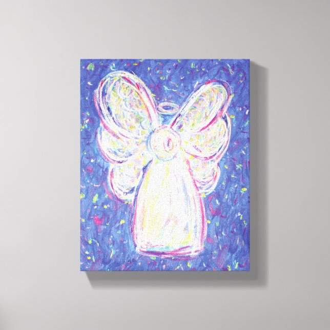 Pintura de Canvas de Arte Anjo Starry Night (Frente)