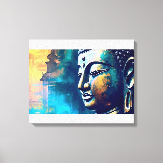 Pintura de canvas de Arte Wall do Lorde Gautam Bud (Frente)