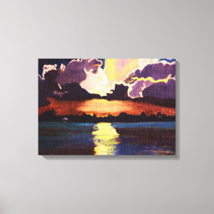 pintura de canvas ISLAND SUNSET