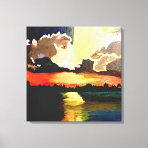 pintura de canvas ISLAND SUNSET
