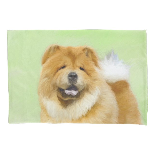 Pintura De Chow Chow - Arte De Cachorro Original (Frente)