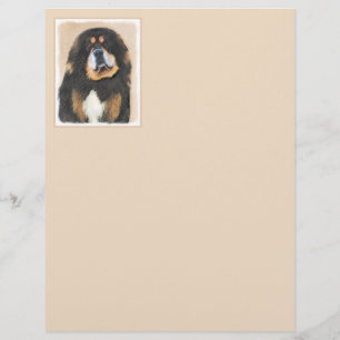 Pintura de Mastiff Tibetano - Arte de Cachorro Ori