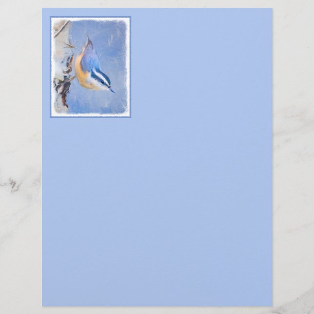 Pintura De Pássaros Original De Raça Vermelha (Frente)