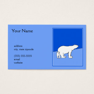 Pintura de Polar Bear Mãe e Cubo - Arte da Vida S