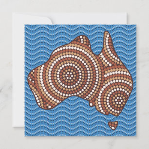 Pintura de pontos aborígene na Austrália