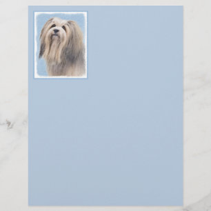 Pintura (de prata) de Havanese - arte original