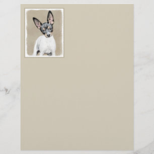 Pintura de Rat Terrier - Arte de Cachorro Original