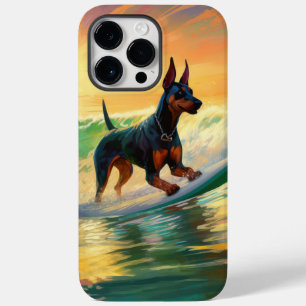 Pintura de Surf na Praia do Doberman