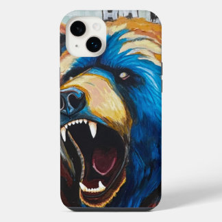 Pintura de Urso Cinzento - Arte de Vida Selvagem