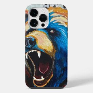 Pintura de Urso Cinzento - Arte de Vida Selvagem