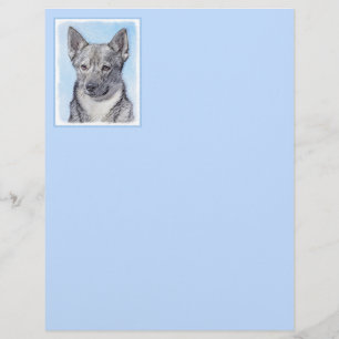 Pintura de Vallhund do sueco - arte original