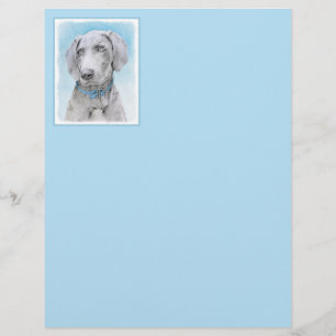 Pintura de Weimaraner - Arte de Cachorro Original