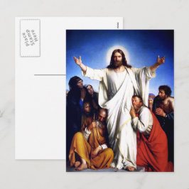 Pintura do "Consolador". Cartões postais de Páscoa