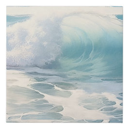 Pintura do tema das ondas de praia