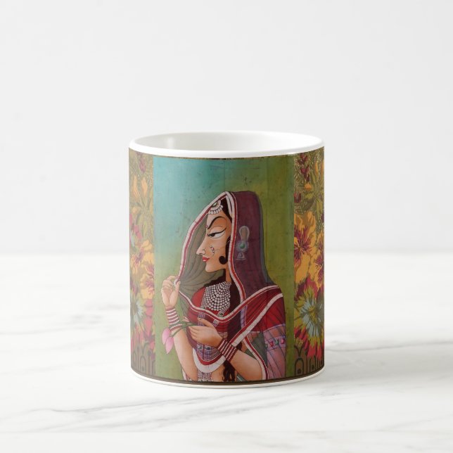 Pintura elegante de uma caneca (Centro)