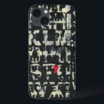 Pintura em alfabeto por Norman Wyatt<br><div class="desc">Se você ama fazer exames de visão,  então esta pintura é para você! A letra do alfabeto inglês é imposta uns sobre os outros,  quase os obscurecendo nesta pintura de Norman Wyatt. A letra Y destaca obrigados à sua coloração rosa.</div>