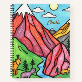 Pintura em aquarela personalizada e esboço