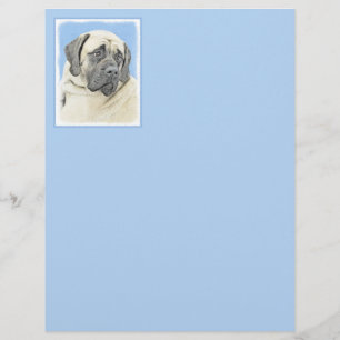Pintura em inglês Mastiff (Fawn) - Arte original