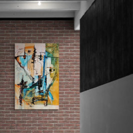 Pintura Em Papel De Poster (Matte) Original Acryli