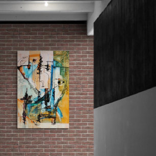 Pintura Em Papel De Poster (Matte) Original Acryli