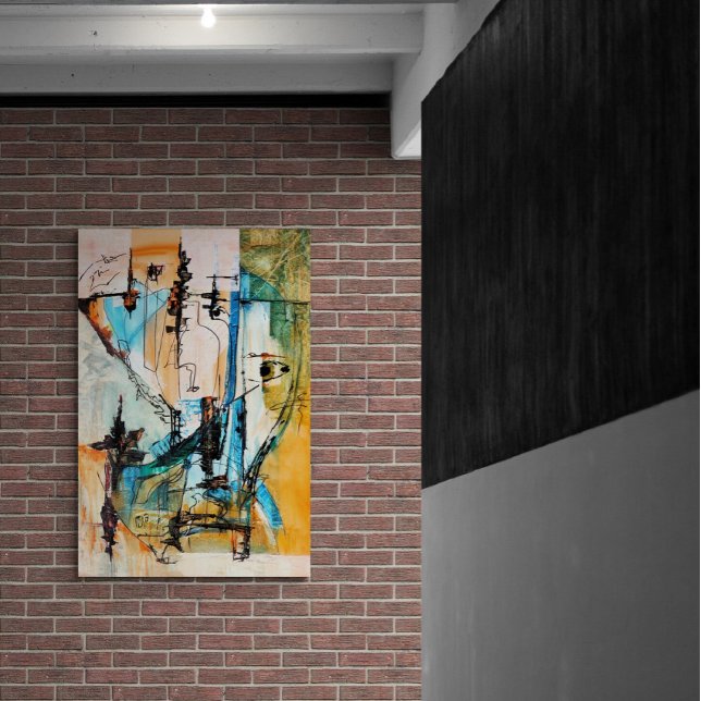 Pintura Em Papel De Poster (Matte) Original Acryli (Criador carregado)