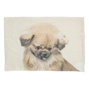 Pintura em Pekingese - Arte Cachorra Original