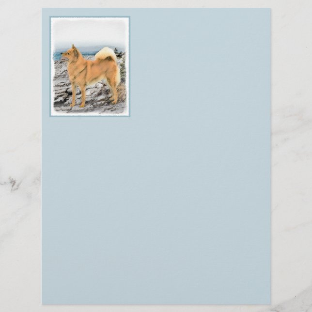 Pintura em Seashore - Arte Canina (Frente)