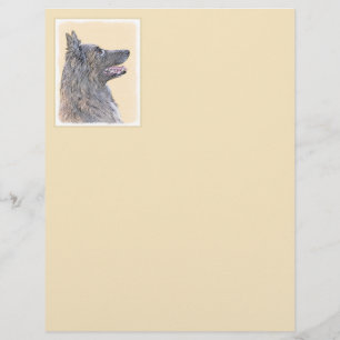 Pintura em Tervuren Belga - Arte Cachorra Original