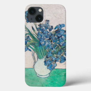 Pintura Impressionista Vaso de Íris de Van Gogh