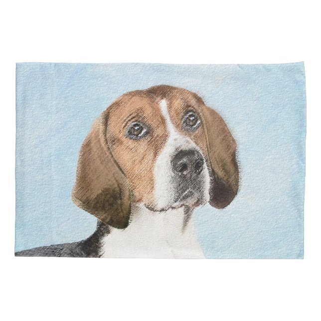 Pintura Inglesa em Foxhound - Arte Cachorro Origin (Verso)
