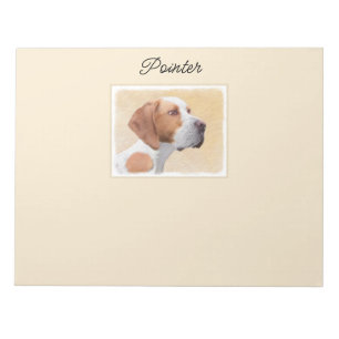 Pintura Ponteiro - Bloco de Notas de Arte Cachorro