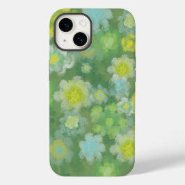 Pintura por Aquarela com Abstrato de Floral Salty