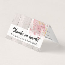 Pintura rosa e Dourada em madeira russa Obrigado