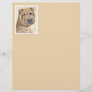 Pintura Shar Pei - Arte Cachorra Original
