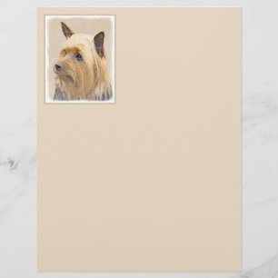 Pintura Silky Terrier - Arte Cachorro Original Cac