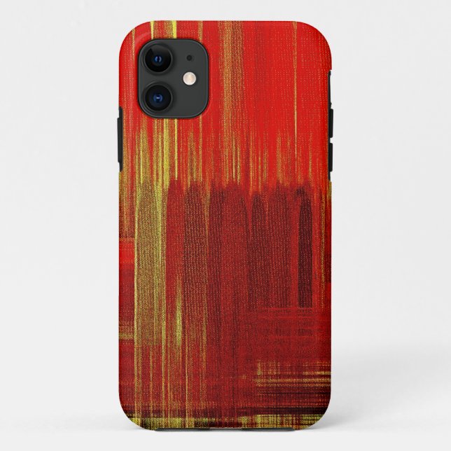 Pintura vermelha - capas de iphone (Verso)