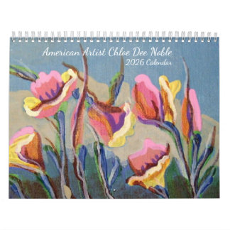 Pinturas de Chloe Dee Noble ~ Calendário 2026