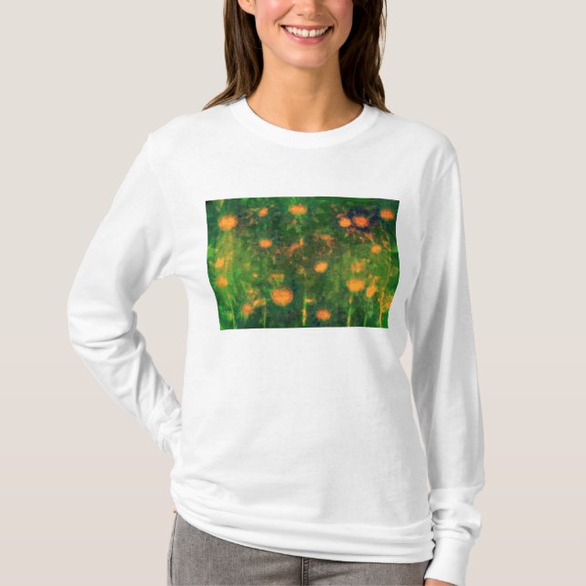 Pinturas de flores - T-shirt (Frente)