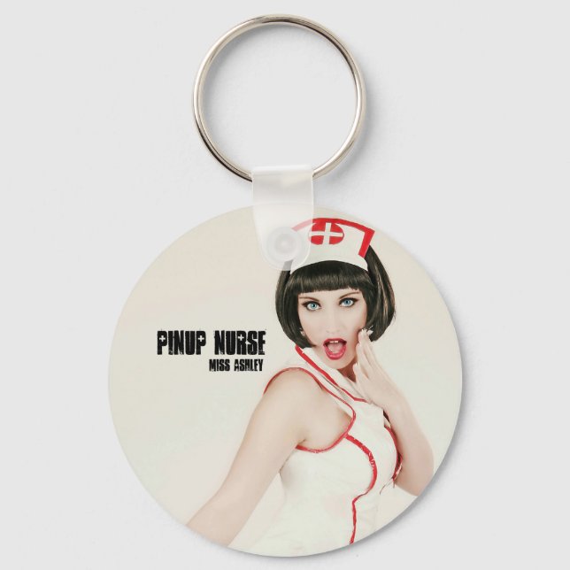 Pinup Nurse Chaveiro (Frente)