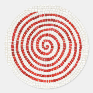 PINWHEEL MOSAIC Pequenos adesivos redondos