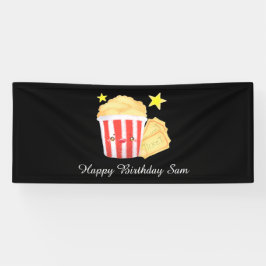 Pipoca E Bilhetes Noturnos De Filme