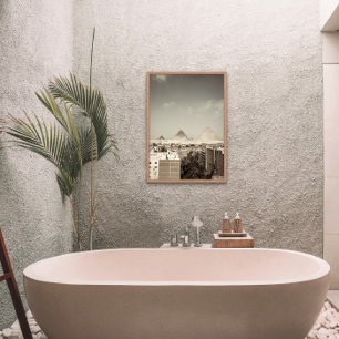 Pirâmides de Vintage, Poster de Giza Centro Egito