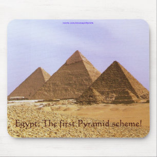 Pirâmides Egípcias em Giza Business Humor Mousepad