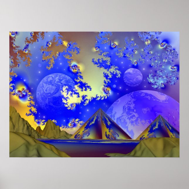 Pirâmides Sagradas - Poster (Frente)