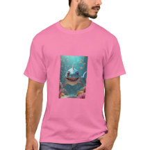 Pirana com camiseta de aparelho